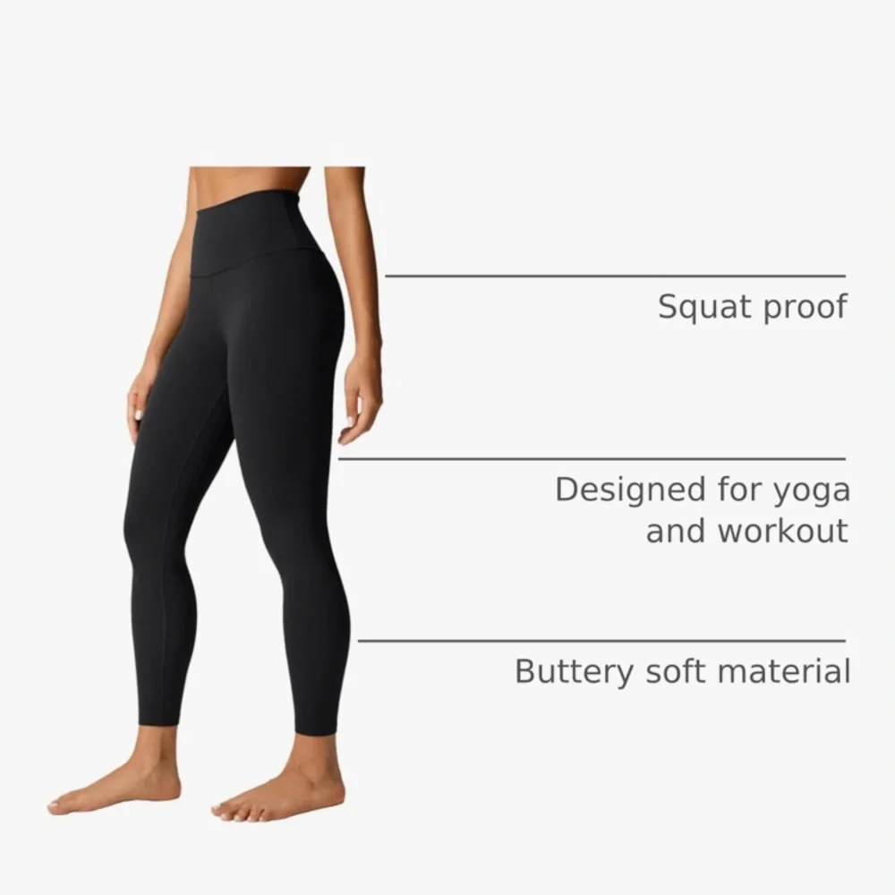 CRZ YOGA Butterlift black high waisted leggings buttery soft S - Picture 4 of 8